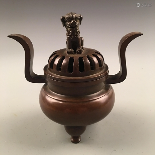 Chinese BronzeTripod Censer