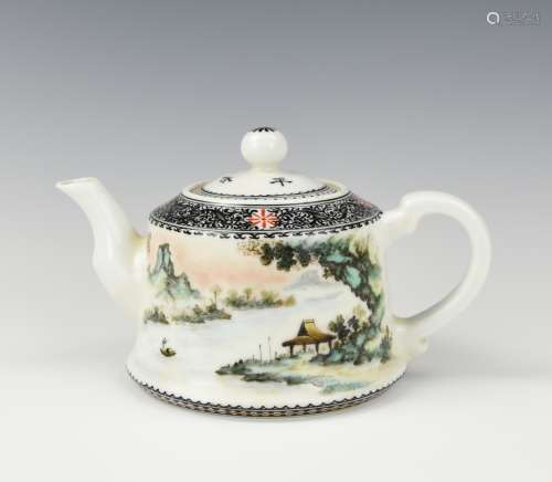 Chinese Qianjiang Teapot, Signed By Wang XiaoTing