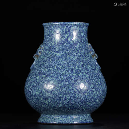 QIANLONG MARK, CHINESE LUJUN KILN VASE