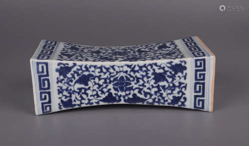 CHINESE BLUE & WHITE PILLOW