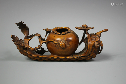 Huangyangmu Wood Carved Four Treasures of …