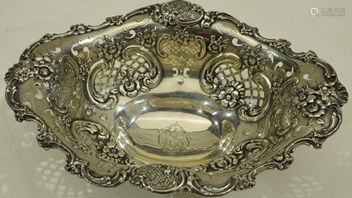 A Tiffany & Co. sterling silver dish