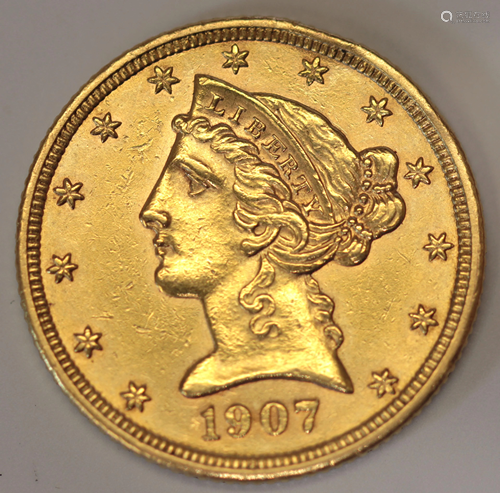 U.S Gold $5.00 