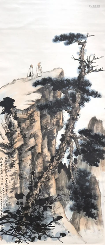 A Chinese painting by Zhang Daqian