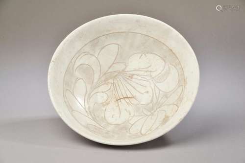 CHINA SONG Era (960 1279). Bowl resting on a small…