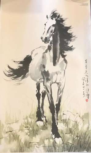 CHINA, 20th century, after Xu Bei Hong. Galloping …