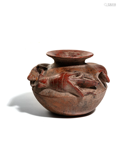 A Colima Pottery 'Lobster' Vessel