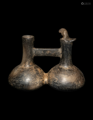 A Chimu Pottery Double Vessel