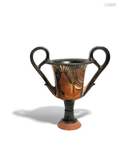 An Apulian Red-Figured Kantharos