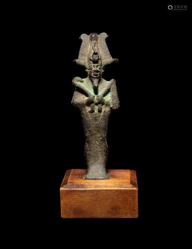 An Egyptian Bronze Osiris