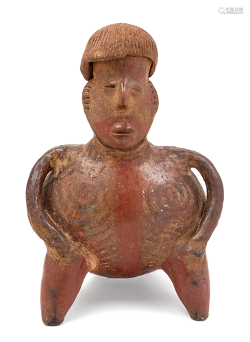 A Jalisco Pottery Figure Height 11 1/4 inch…