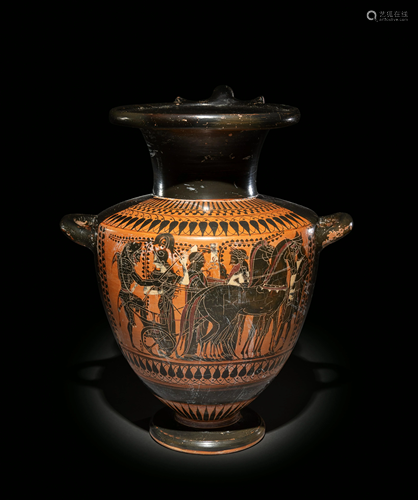 An Attic Black-Figured Hydria with Hera…