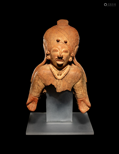 A Jama Coaque Pottery Figure Fragment