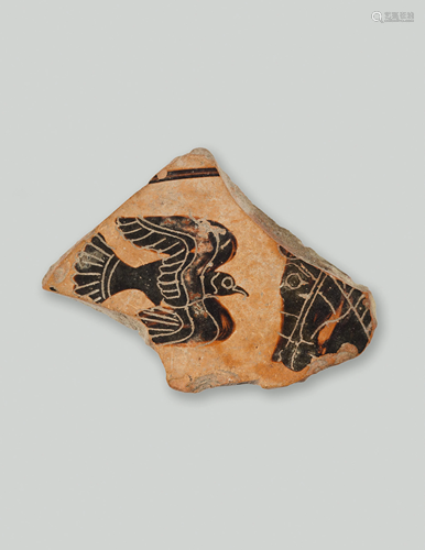 A Fragment from a Greek Black-Figured Cup …