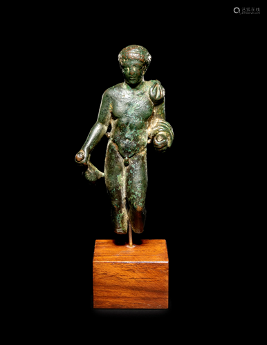 A Roman Bronze Mercury