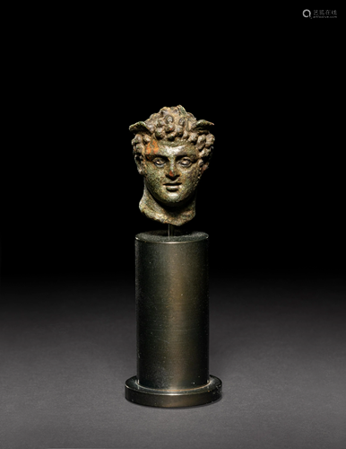 A Graeco-Roman Bronze Head of Hermes/…