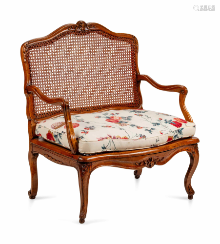 A Louis XV Provincial Walnut Marquise Height 3…