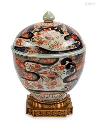 A Gilt-Bronze-Mounted Japanese Imari P…