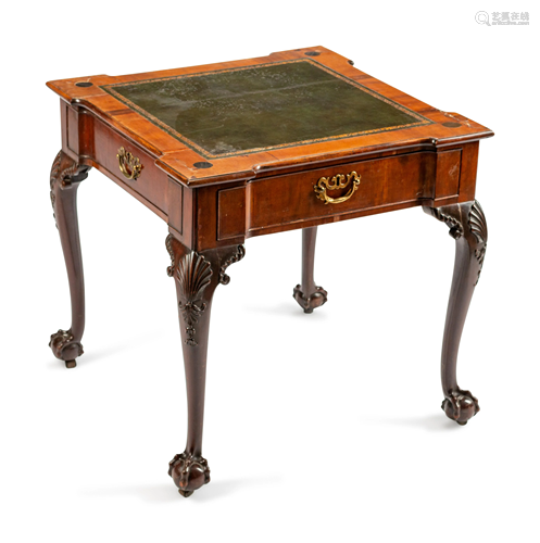 A George II Style Mahogany Games Table H…