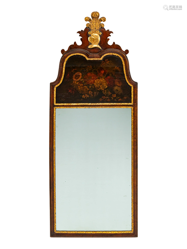 A George III Parcel-Gilt Mahogany Mirror Hei…