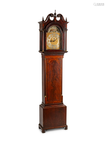 A George III Style Mahogany Longcase Cloc…