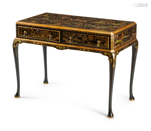 A George II Style Chinoiserie Side Table Hei…