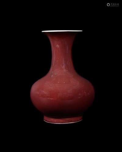 A Chinese 'ox-blood' vase