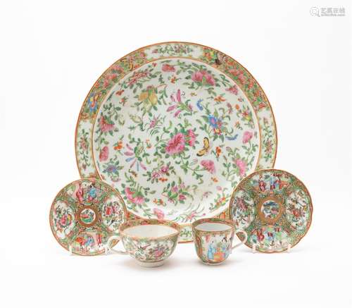 A group of Cantonese export porcelain