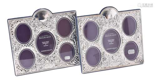 Two silver mounted photo frames by Carr's of Sheffield Ltd.