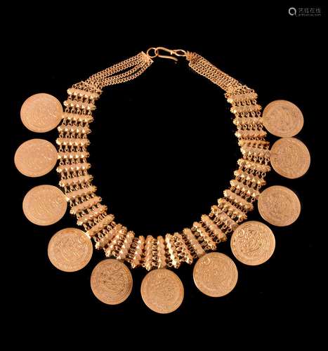 A coin necklace