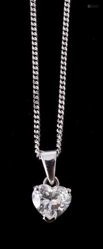 A diamond pendant