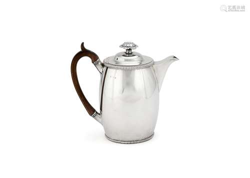 A George IV silver coffee biggin by Howard