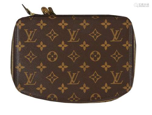 Louis Vuitton, a monogrammed coated canvas jewellery case