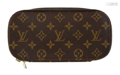 Louis Vuitton, a monogrammed coated canvas jewellery case