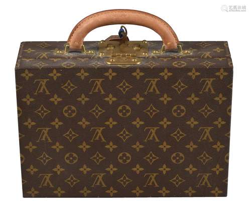 Louis Vuitton, a monogrammed jewellery case