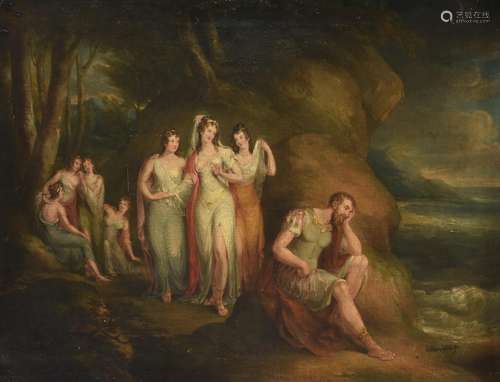 Circle of William Hilton Jnr. (British 1786-1839), The Departure of Ulysses