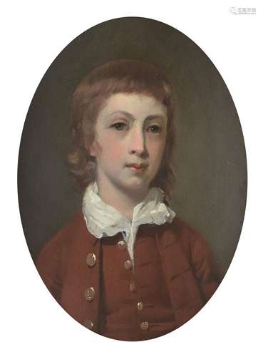 Follower of Hugh Douglas Hamilton, Portrait of a young man