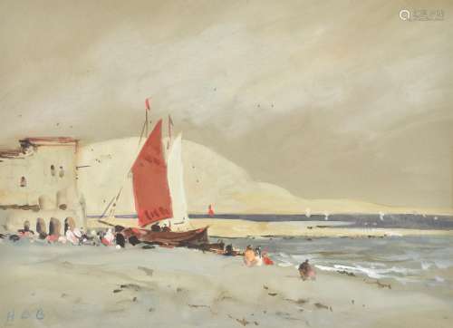 Hercules Brabazon Brabazon (British 1821-1906), On the shore, North Africa