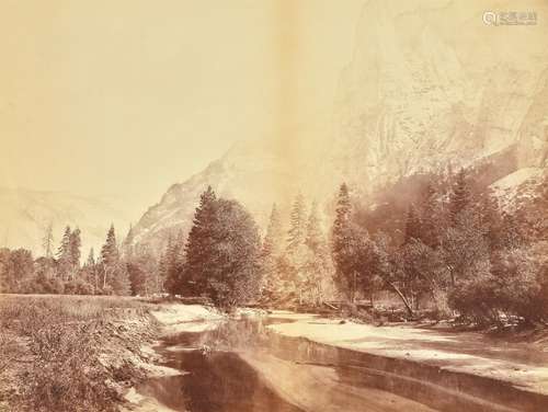 Eadweard Muybridge (American/British 1830-1904), Valley of the Yosemite, From Sandy Flat