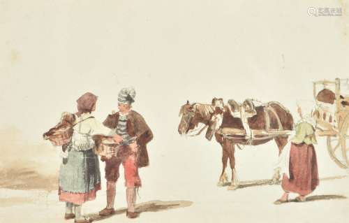 William Collins (British 1788-1847), The Market Cart