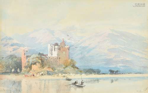 Thomas Miles Richardson the Younger (British 1813-1890), Kilchurn Castle, Loch Awe, West Scotland