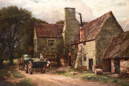 Follower of John Yeend King, Cart outside an inn