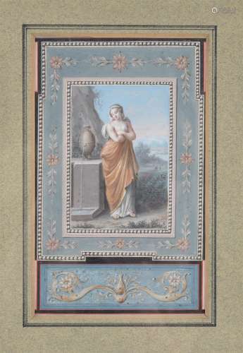Circle of Tommasso Bigatti (Italian circa 1800), Neoclassical figure studies