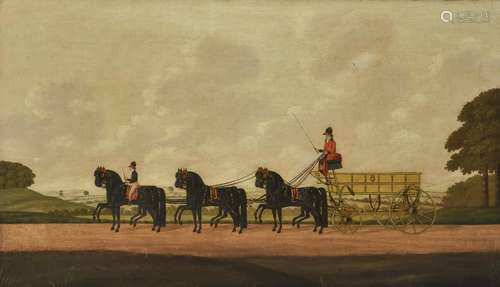 John Cordrey (British c. 1765-1825) , Coach and horses