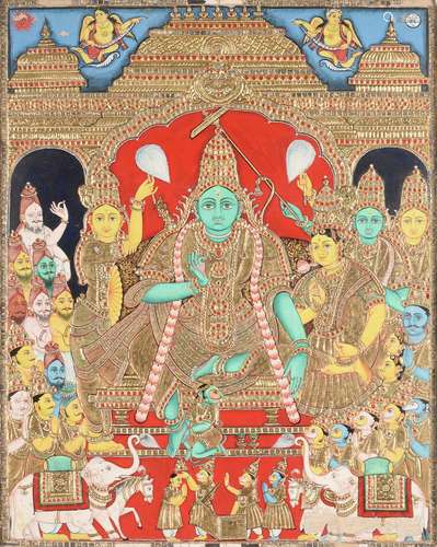 Rama and attendants