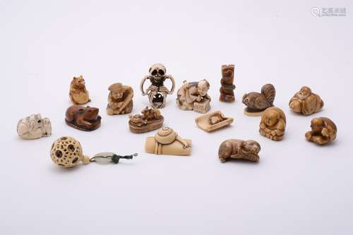 A Quantity of Early 20th Century Netsuke