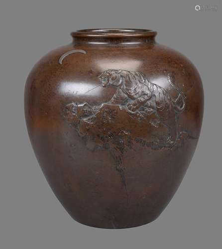 A Japanese Bronze Vase