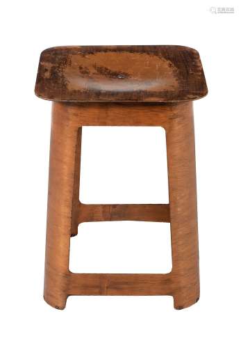 Venesta (Veneer Estonia) for Isokon, London, a bent plywood birch stool