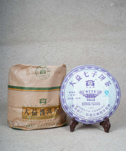2007年 大益七子饼茶0772（701批）