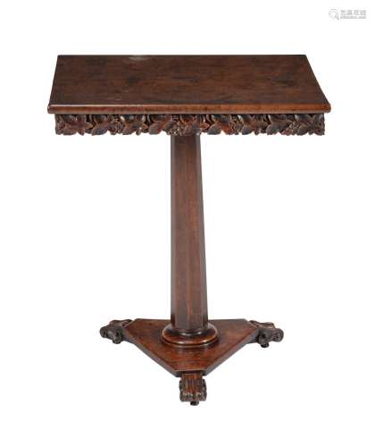 An Anglo-Indian pollard oak occasional table